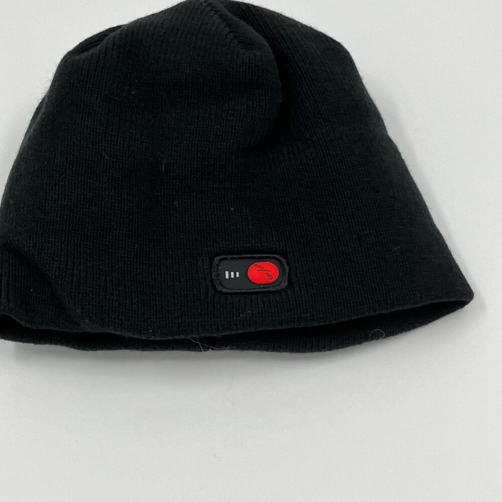 Autocastle 7.4V Rechargeable Battery Heated Men/Women knitted Black Hat